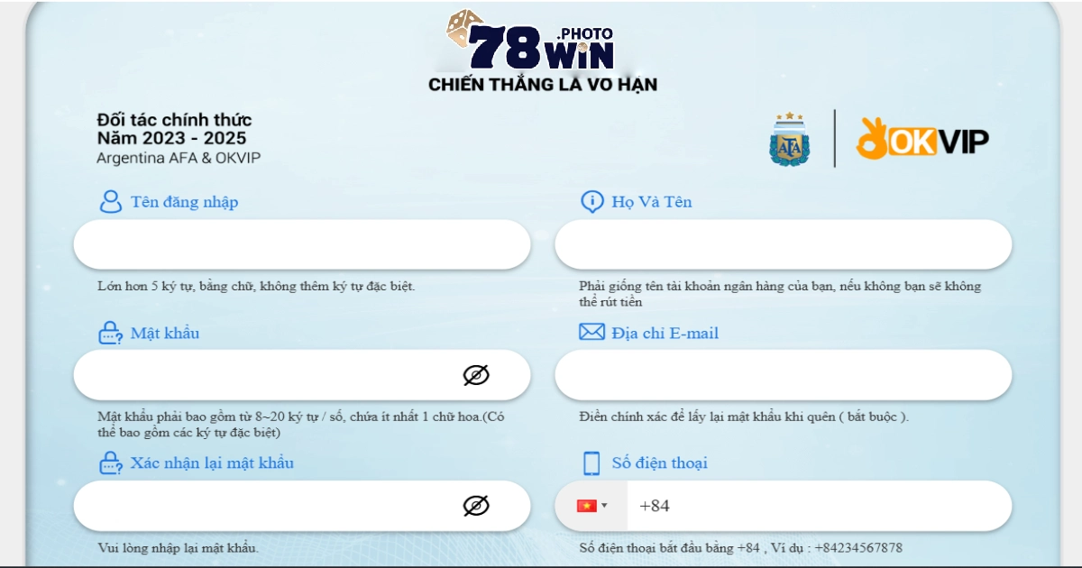 Đăng Ký 78WIN – Bắt Đầu Hành Trình Chiến Thắng Dễ Dàng 2 Hướng Dẫn Mở Tài Khoản 78WIN Chỉ Trong 1 Phút