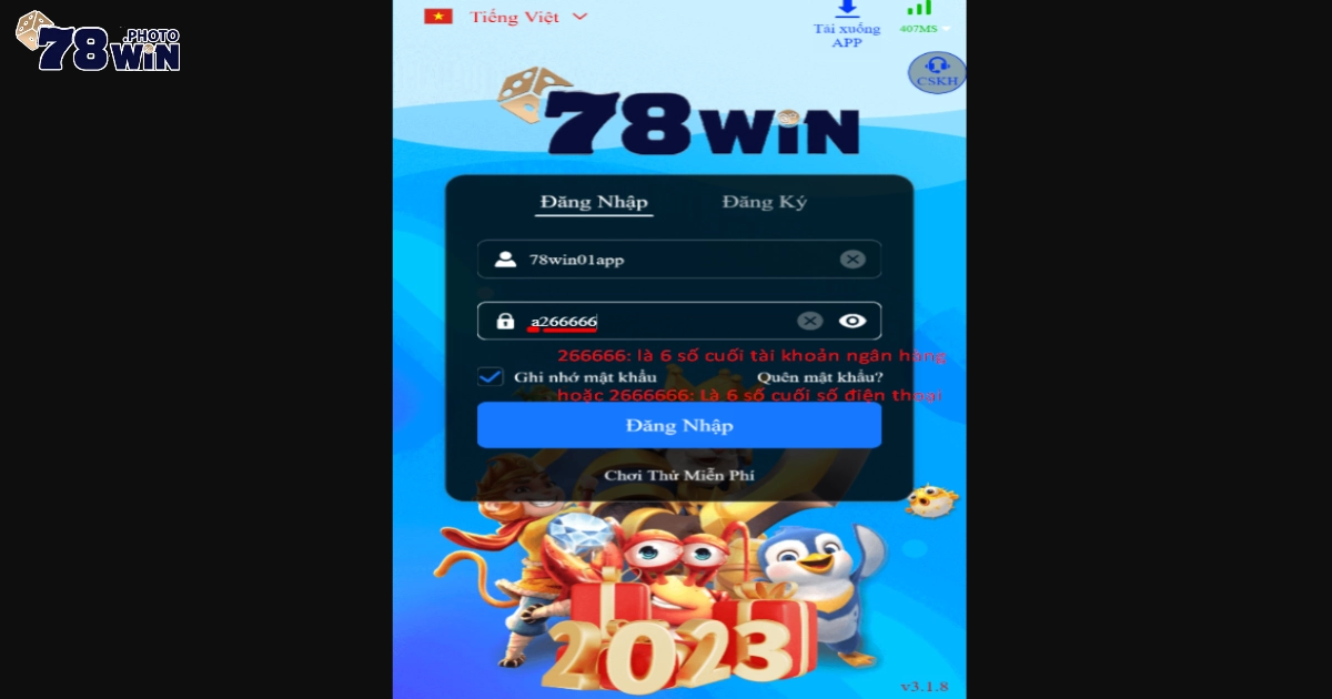 Đăng Nhập 78WIN – Truy Cập Nhanh Chóng Với Bảo Mật Cao 2 Cách Đăng Nhập 78WIN Trên Mọi Thiết Bị