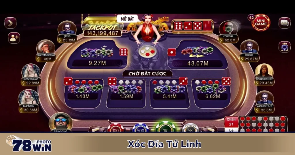 Xóc Đĩa Tứ Linh Tại 78WIN Là Gì Và Cách Chơi Như Thế Nào? 1 Xóc Đĩa Tứ Linh Tại 78WIN Là Gì Và Cách Chơi Như Thế Nào?